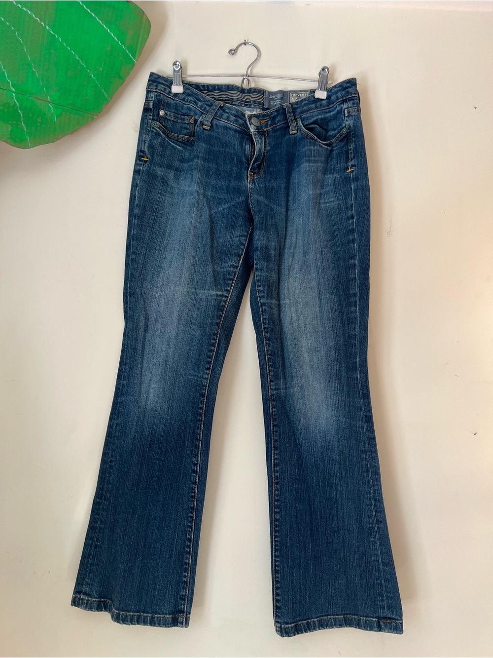 Vintage low rise Converse Women's Blue Flare Jeans